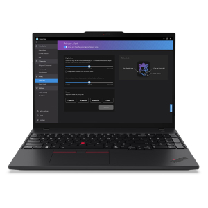 لاب توب لينوفو ثينك باد T16 المعالج انتل كور ألترا 7-155U، الرامات 16 جيجابايت، سعة التخزين 1 تيرا بايت SSD، كرت الشاشة انتل، الشاشة 16 بوصه