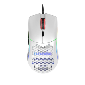 جلورويس موديل O ماوس قيمنق إضاءة RGB، فل SIZE، دقة 12000 DPI ، وزن خفيف