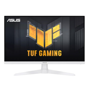شاشة ألعاب اسوس تف VG249Q3A-W مقاس 23.8 بوصة فل اتش دي 1920X1080، تقنية العرض IPS، معدل التحديث 180 هيرتز، زمن الاستجابة 1 ملي ثانية، تقنية المزامنة AMD فري سينك، سماعات صوت داخلية - أبيض