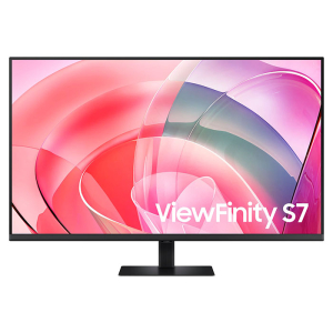 شاشة سامسونج ViewFinity‎‎ S7 مقاس 37 بوصه UHD 4K، تقنية العرض VA، تقنيات حماية العين، تغطية ألوان sRGB بنسبة 100%، دعم 1.07 مليار لون - اسود