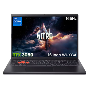 لابتوب ايسر العاب نيترو لايت NL16 المعالج انتل كور آي 7-13620H، الرامات 16 جيجا، سعة التخزين 512 جيجا بايت M.2 SSD، كرت الشاشة انفيديا جيفورس RTX 3050 6GB، الشاشة 16 بوصه